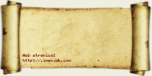 Danijela Vukašinović vizit kartica